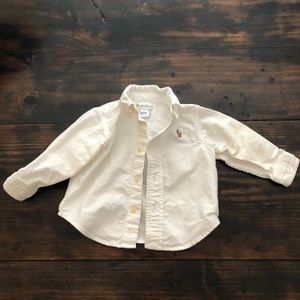 Ralph Lauren 6mo boys white button down
